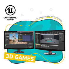 Unreal Engine 4. Игровой движок - КИБЕРшкола программирования для детей, компьютерные курсы для школьников, начинающих и подростков - KIBERone г. Нововоронеж