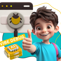 Тестирование & Vibe Debug. Охотники за багами - КИБЕРшкола программирования для детей, компьютерные курсы для школьников, начинающих и подростков - KIBERone г. Нововоронеж