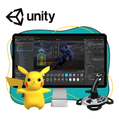 Мир игр на Unity 2D на популярном движке + AI-помощники - КИБЕРшкола программирования для детей, компьютерные курсы для школьников, начинающих и подростков - KIBERone г. Нововоронеж