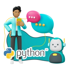 Умный чат-бот на Python на Telegram - КИБЕРшкола программирования для детей, компьютерные курсы для школьников, начинающих и подростков - KIBERone г. Нововоронеж