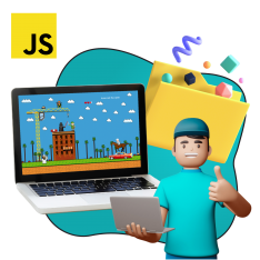 Программирование на JavaScript. Учимся создавать игры! - КИБЕРшкола программирования для детей, компьютерные курсы для школьников, начинающих и подростков - KIBERone г. Нововоронеж